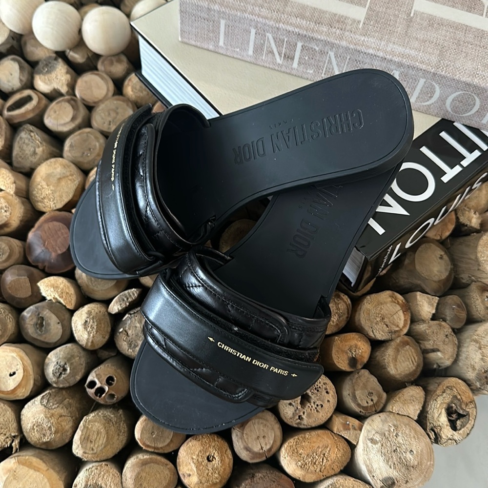 Dior leather sandals